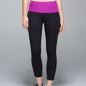 LULULEMON black runday crop pant